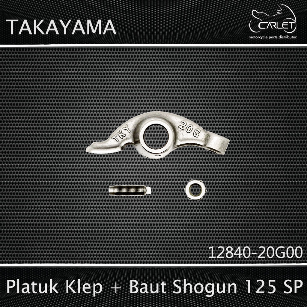 Takayama Pelatuk Klep / Rocker Arm / Templar + Baut Smash New 06 / Shogun 125 SP