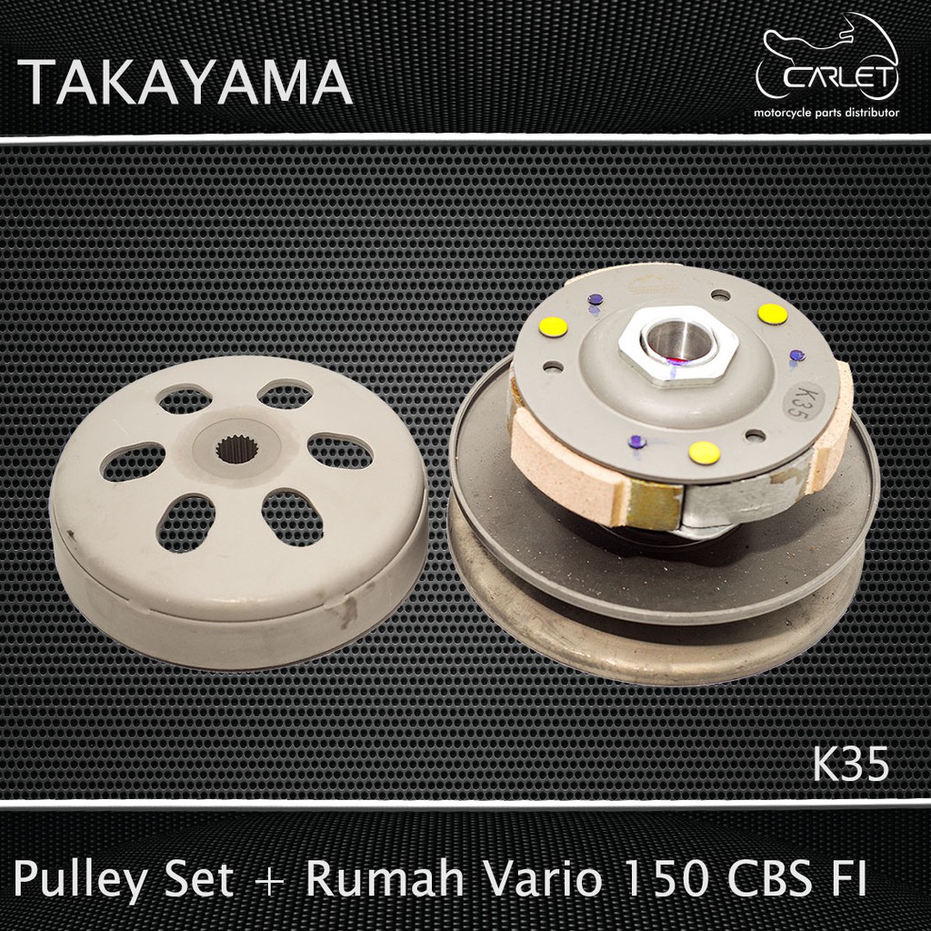 Takayama Pulley / Pully + Rumah Ganda Assy Vario 150 CBS FI