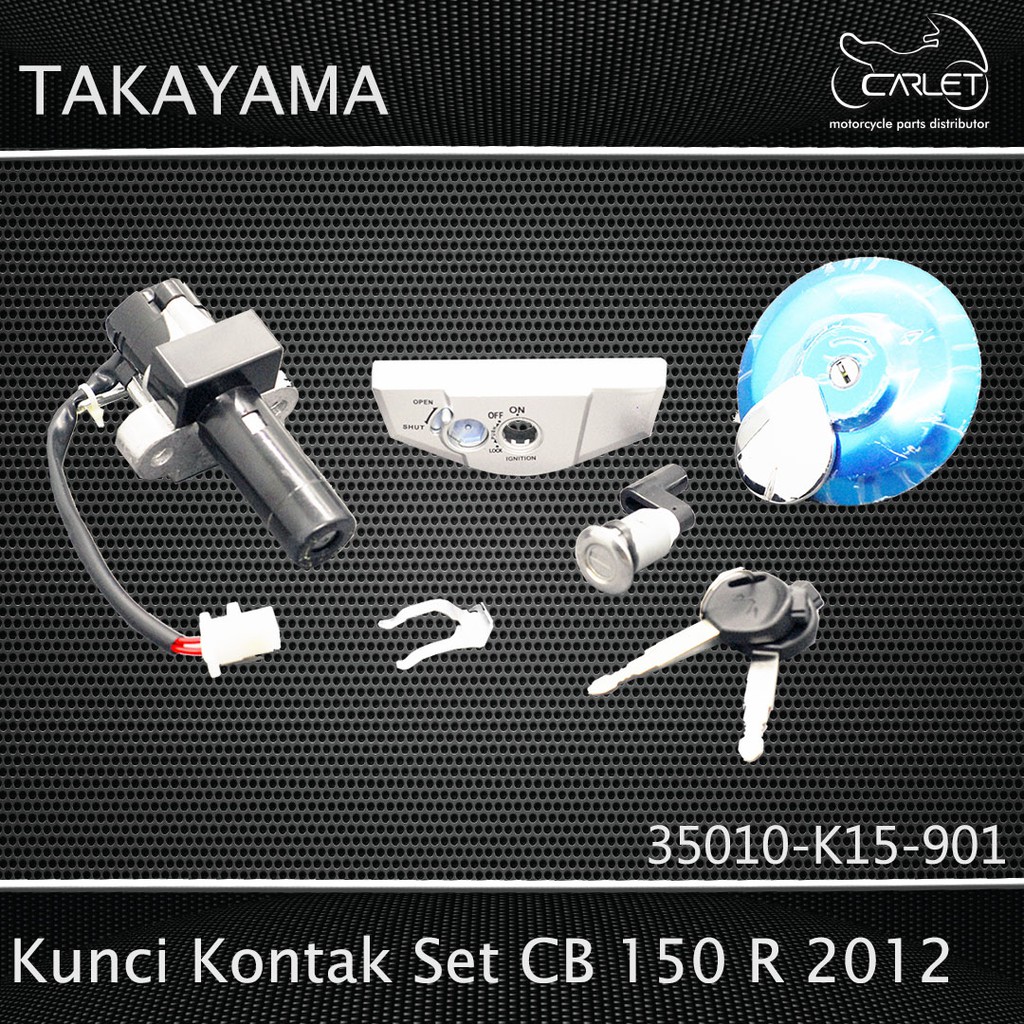 Takayama Kunci Kontak Set CB 150 R 2012 (+Tutup Tangki)