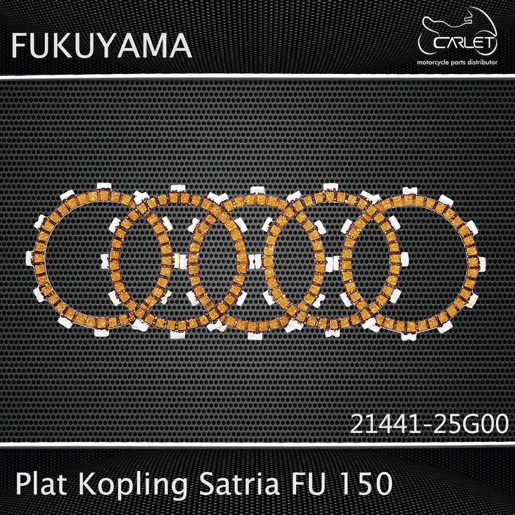 Fukuyama Plat / Kampas Kopling GP 100 / Satria FU 150 (Press = 5 pcs)