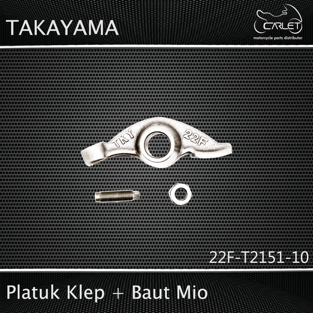 Takayama Pelatuk Klep / Rocker Arm / Templar + Baut Jupiter / Vega R / Mio Soul