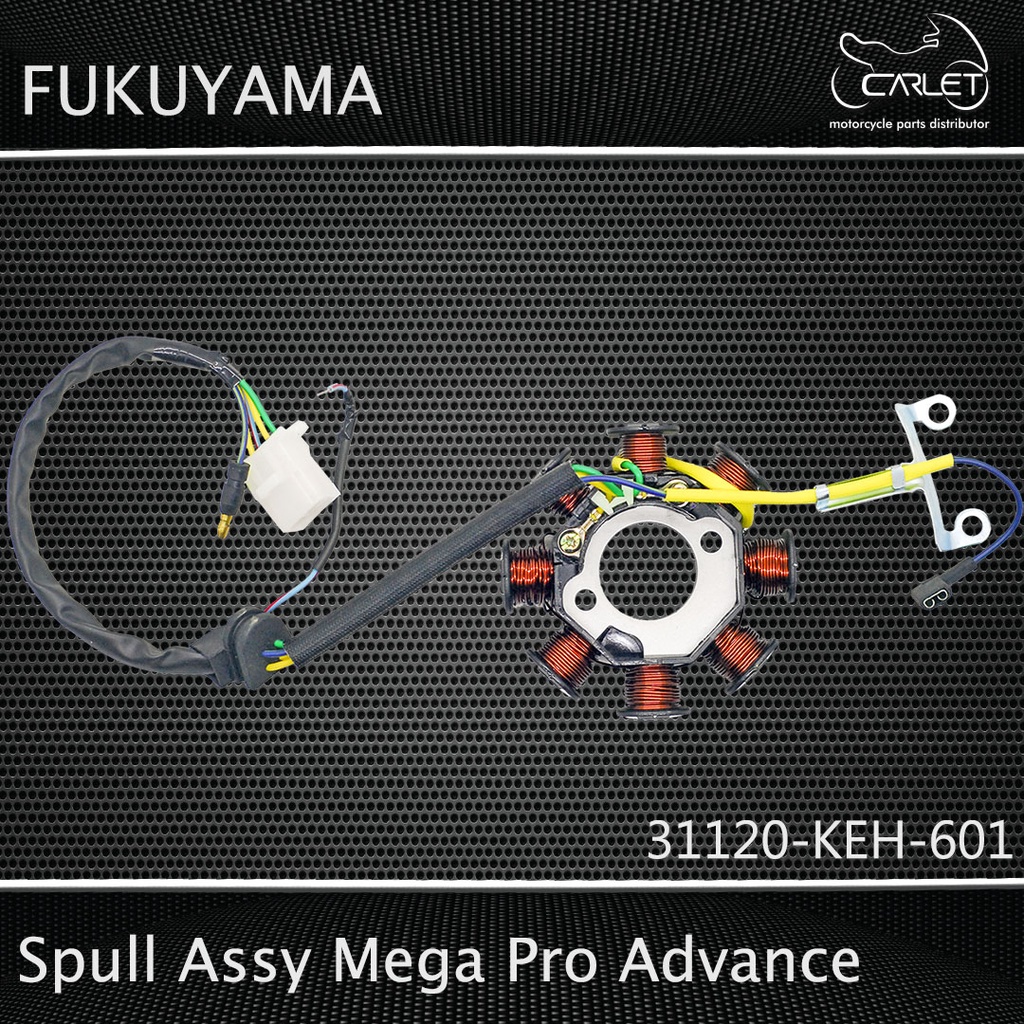 Fukuyama Spool Spull Stator Assy Komplit Mega Pro Advance