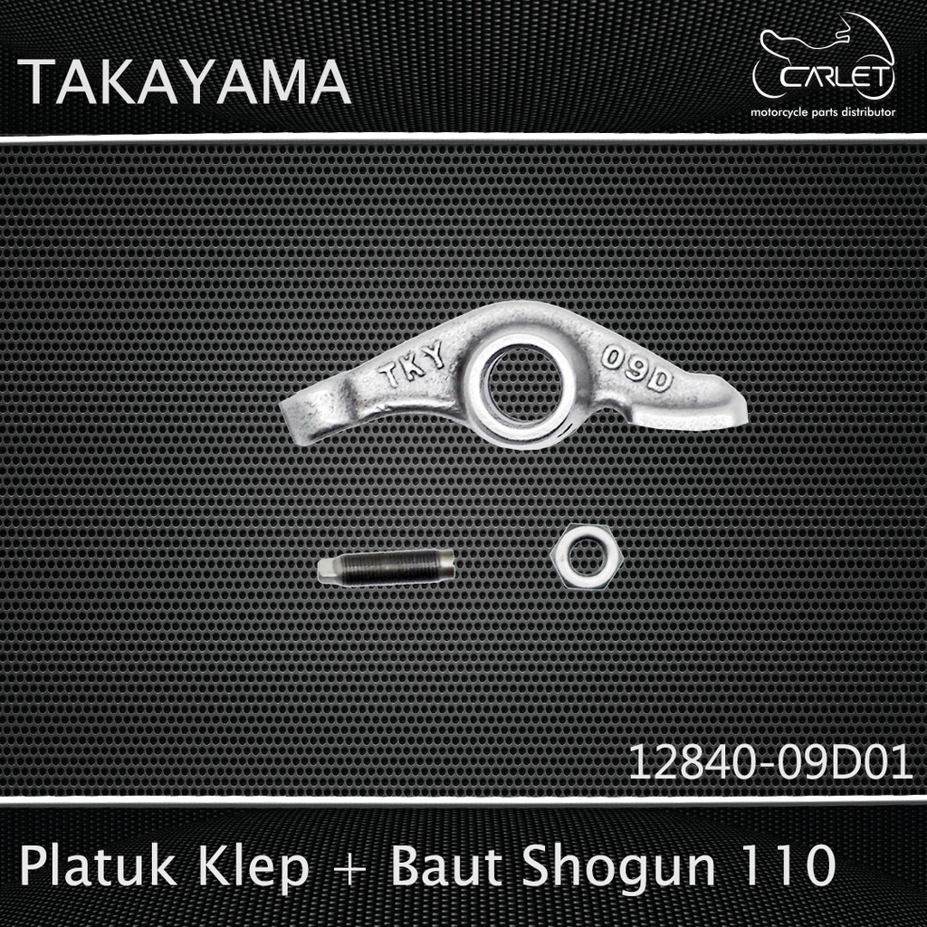 Takayama Pelatuk Klep / Rocker Arm / Templar + Baut Shogun 110