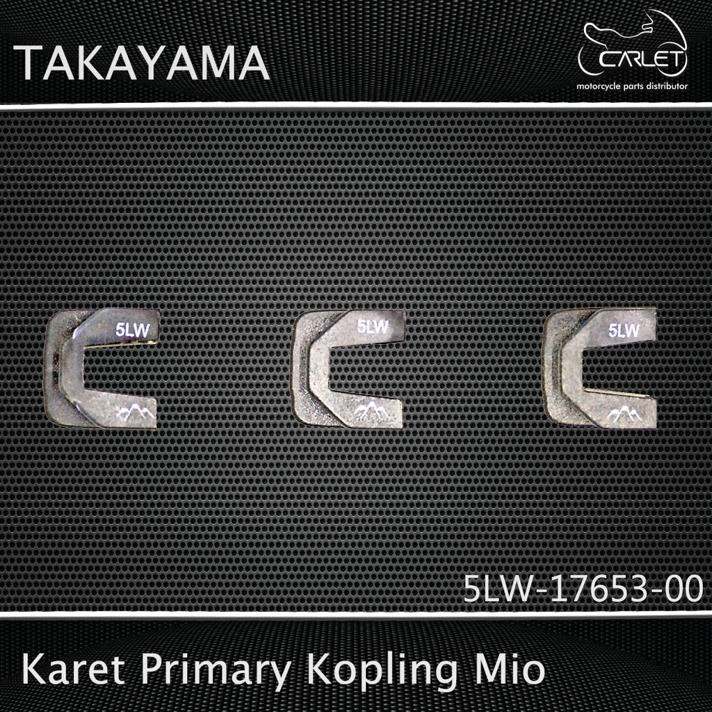 Takayama Karet Primary Kopling Rumah Roller Mio / Soul / M3 (3pcs)