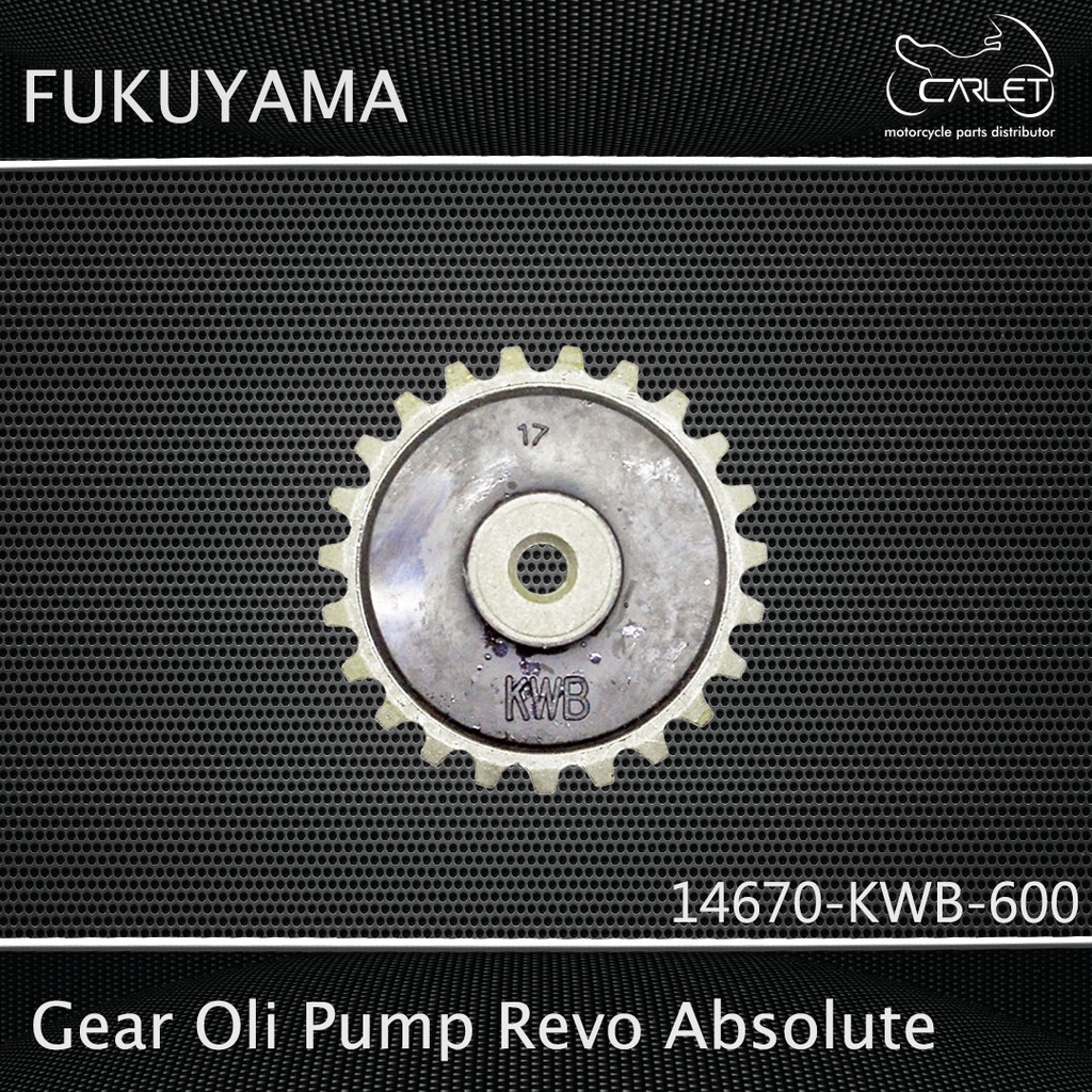 Fukuyama Gir Gear Oli  Pump / Gigi Pompa Oli Revo Absolute (23T)