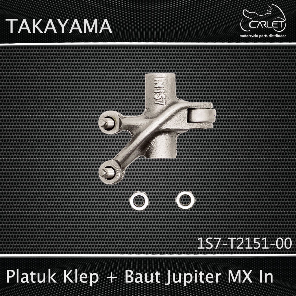 Takayama Pelatuk Klep / Rocker Arm / Templar + Baut Jupiter MX In (+Bearing)