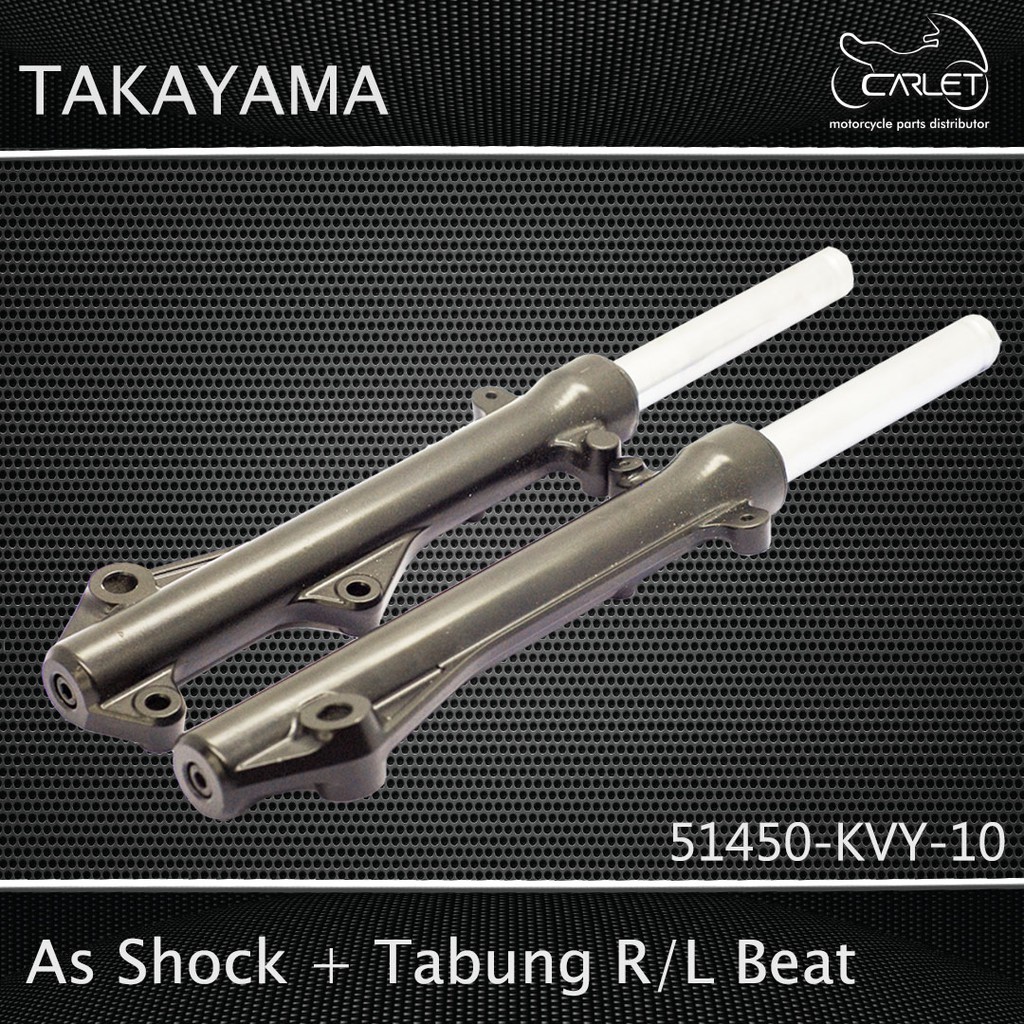 Takayama As Shock Depan + Tabung KVY Carbu 2008-2009 / Beat (Hitam)