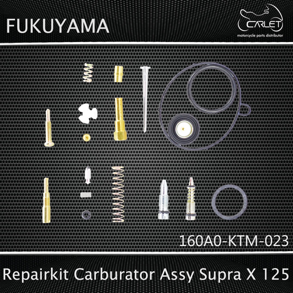 Fukuyama Repairkit Carburator Assy + Karet Membran Supra X 125