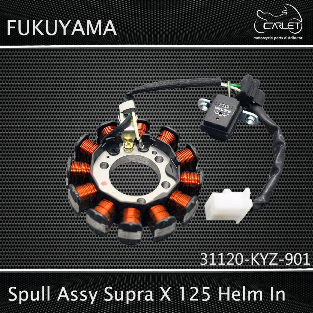 Fukuyama Spool Spull Stator Assy Komplit Supra X 125 Helm In (3 Kabel)