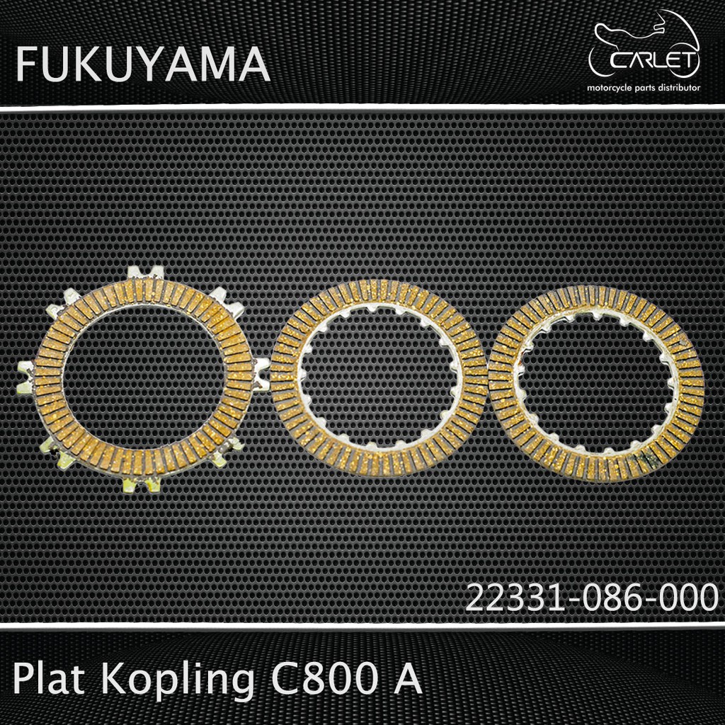 Fukuyama Plat / Kampas Kopling C 800 A (Press = 3 pcs)