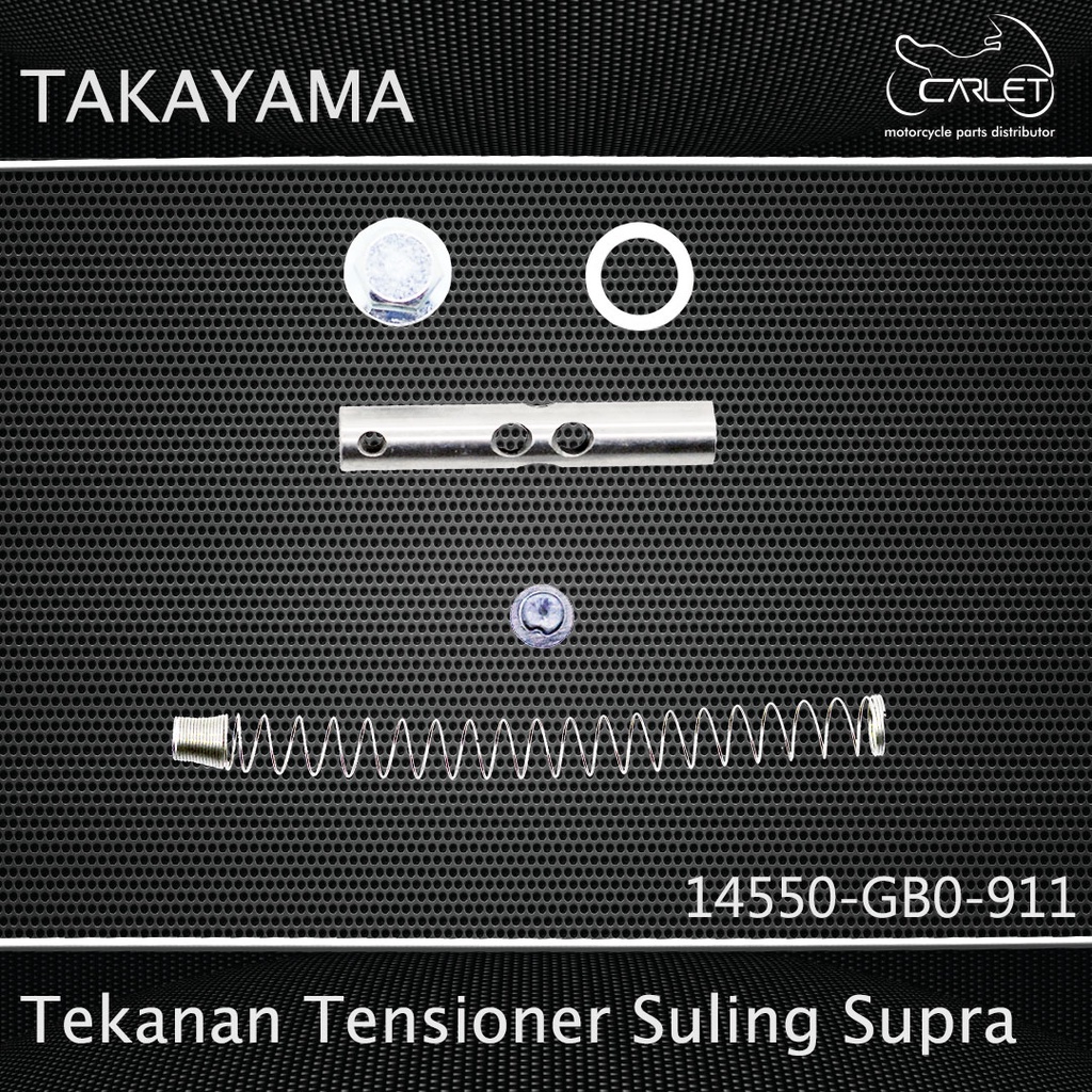 Takayama Tekanan Tensioner / Assy Suling Supra (Per + Baut)