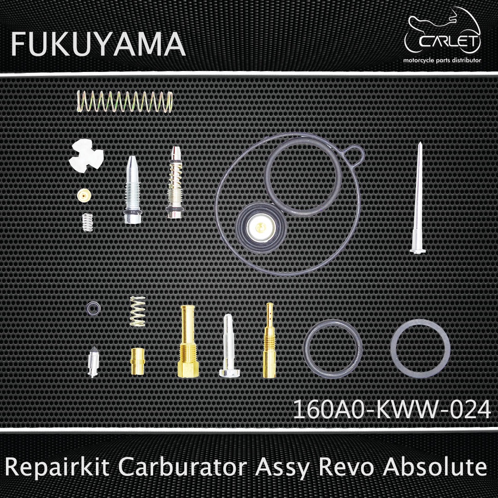 Fukuyama Repairkit Carburator Assy + Karet Membran Revo Absolute