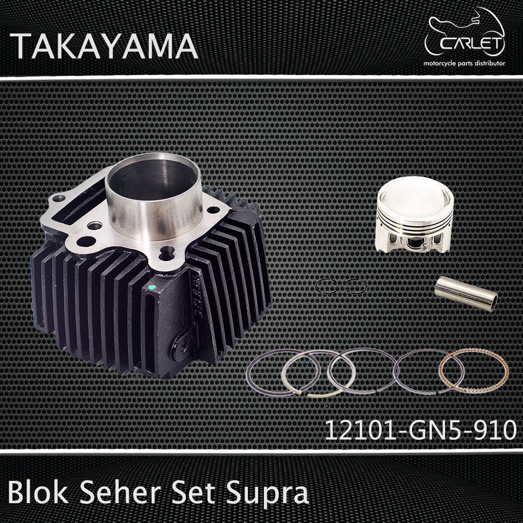 Takayama Cylinder Block Assy / Blok Mesin Seher Set Supra / Grand