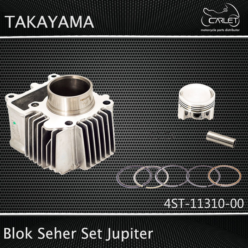 Takayama Cylinder Block Assy / Blok Mesin Seher Set Crypton / Jupiter