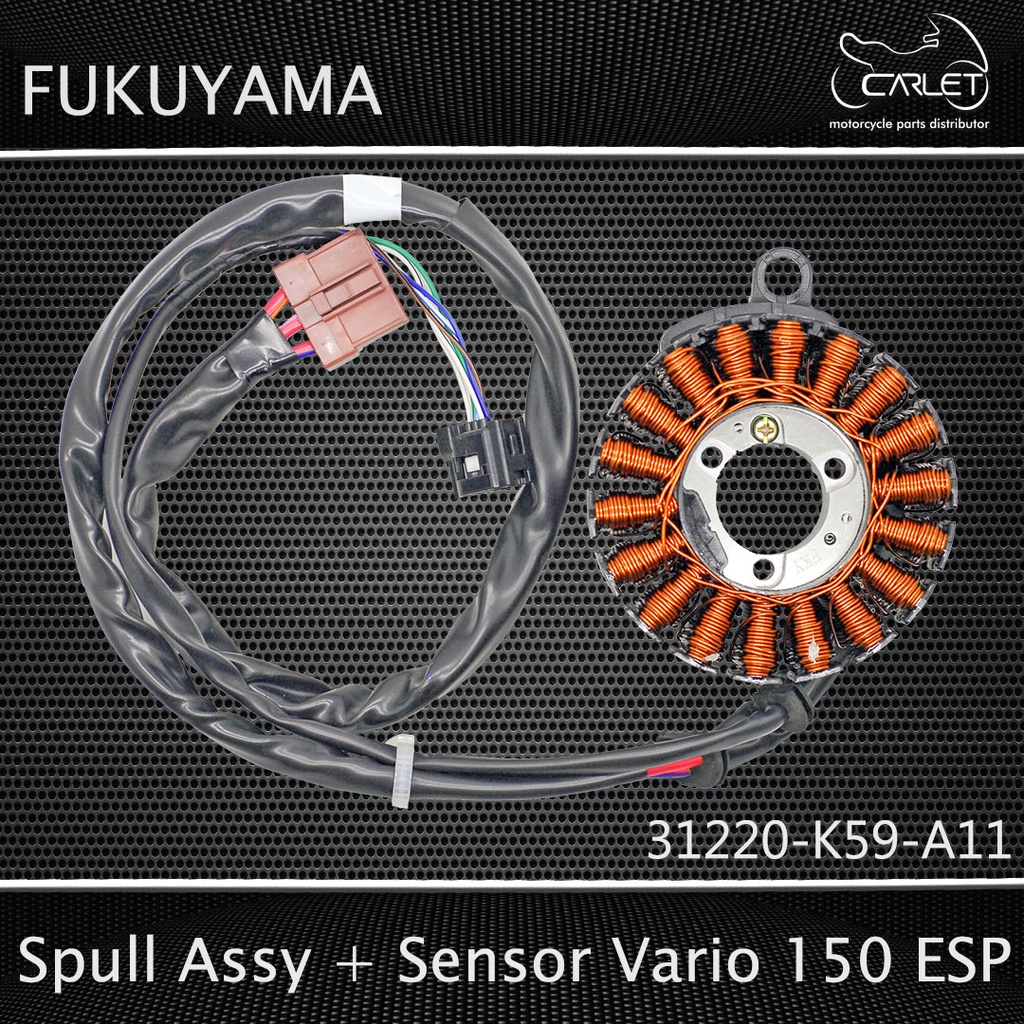 Fukuyama Spool Spull Stator Assy Komplit Vario 150 ESP