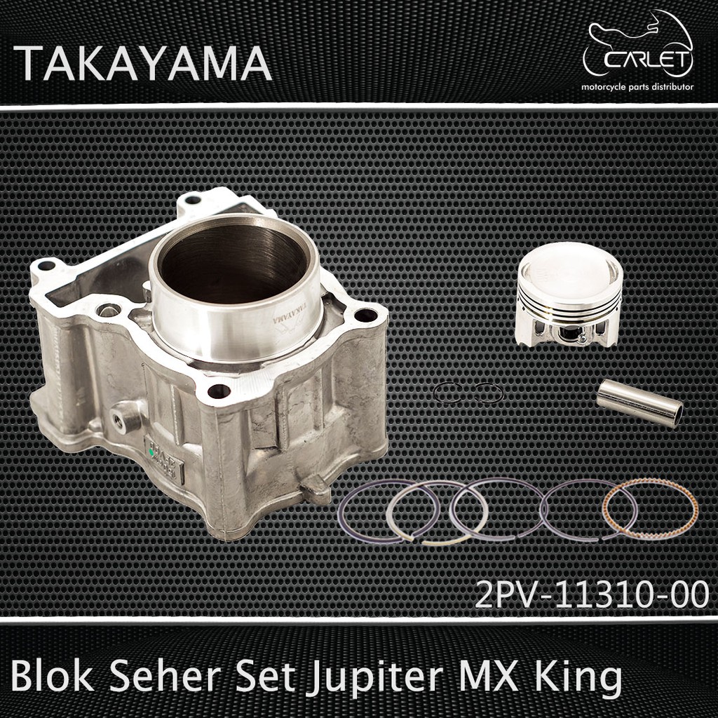 Takayama Cylinder Block Assy / Blok Mesin Seher Set Vixion New 15 / Jupiter MX King