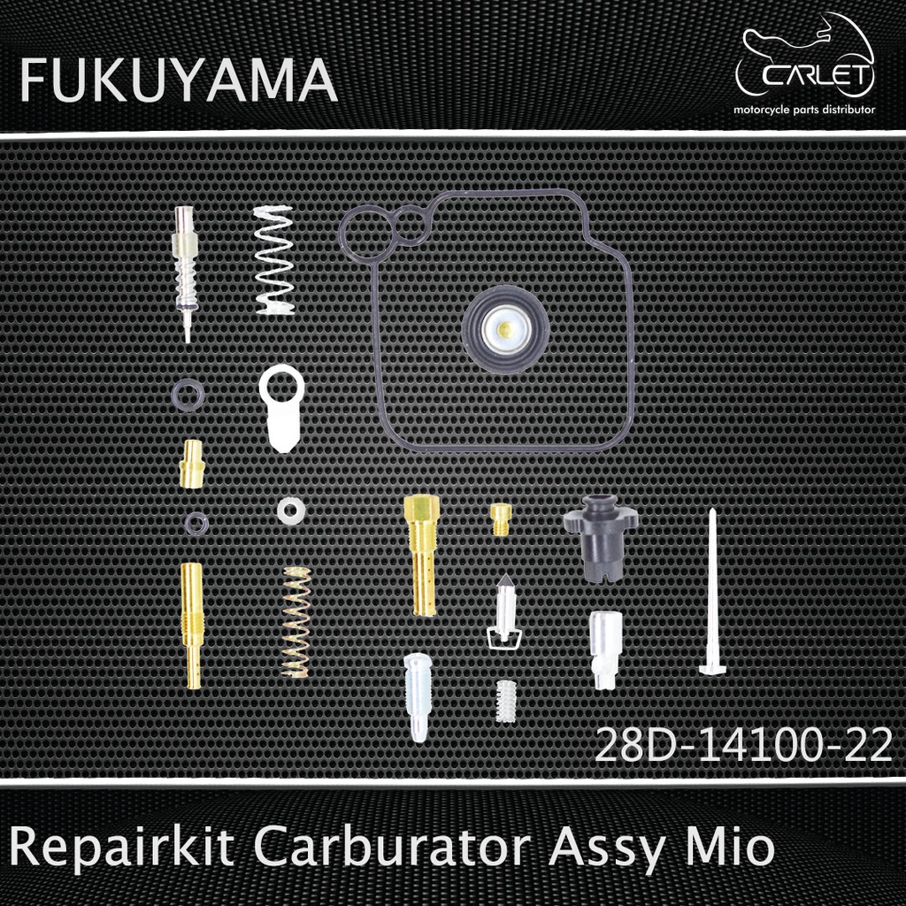 Fukuyama Repairkit Carburator Assy + Karet Membran Mio