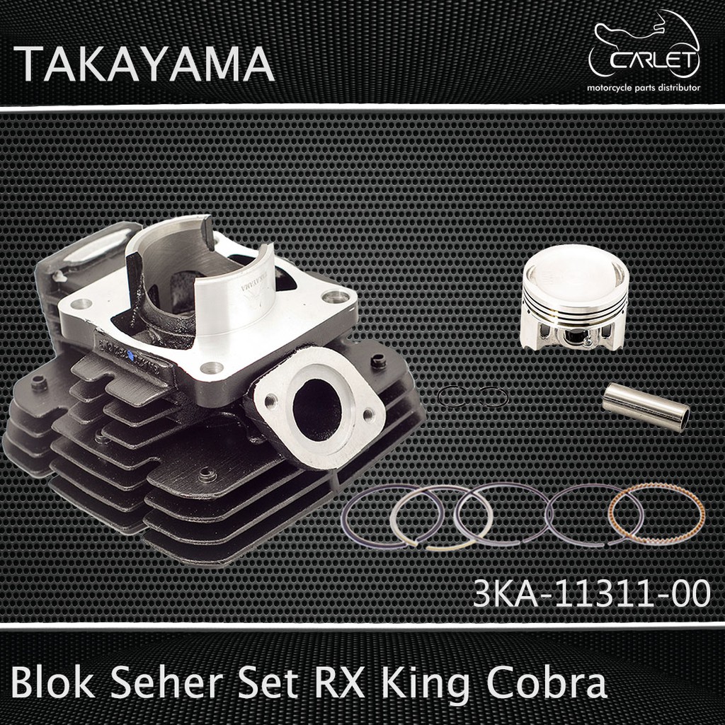 Takayama Cylinder Block Assy / Blok Mesin Seher Set RX K RXK King Cobra