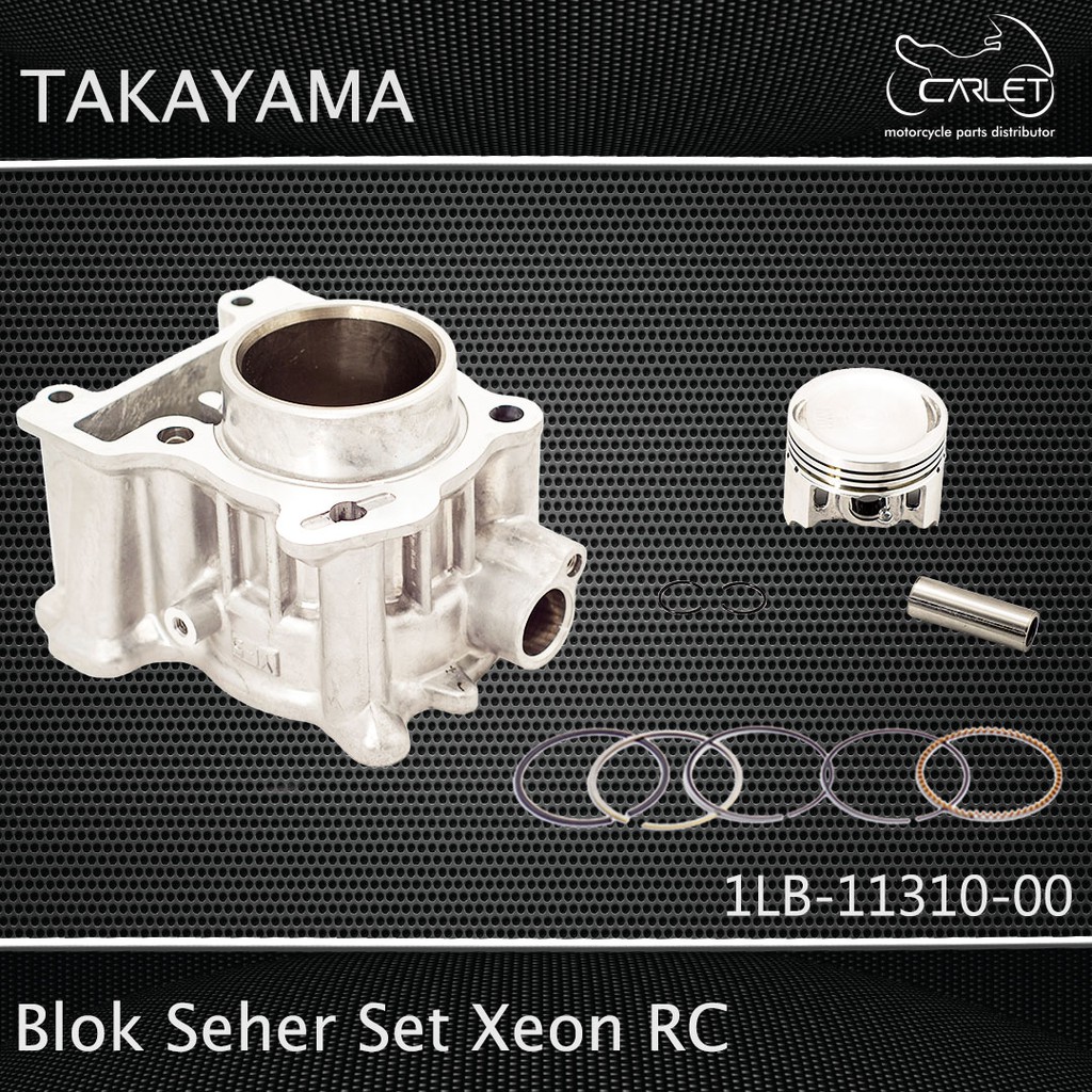 Takayama Cylinder Block Assy / Blok Mesin Seher Set GT 125 / Xeon RC