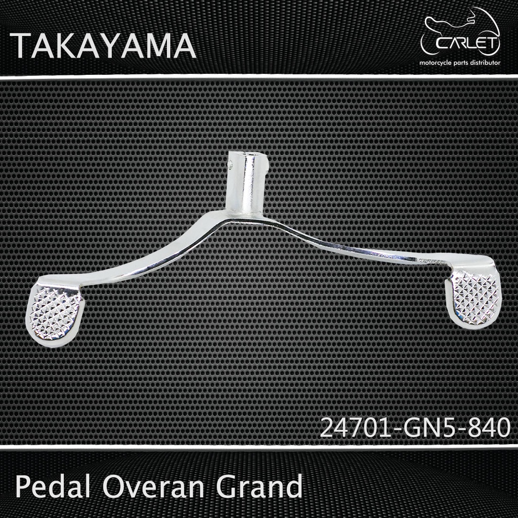 Takayama Pedal Overan 3mm Grand (Chrome)