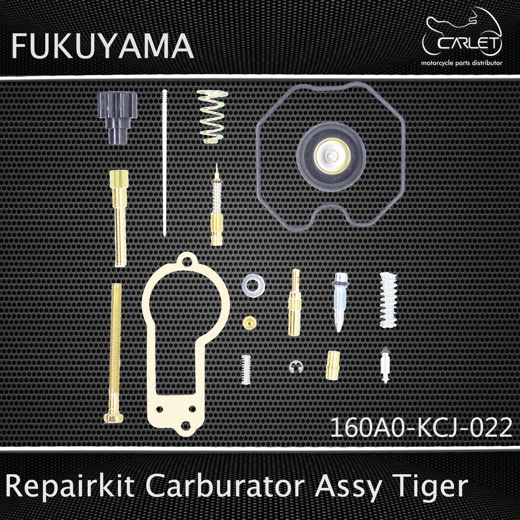 Fukuyama Repairkit Carburator Assy + Karet Membran Tiger