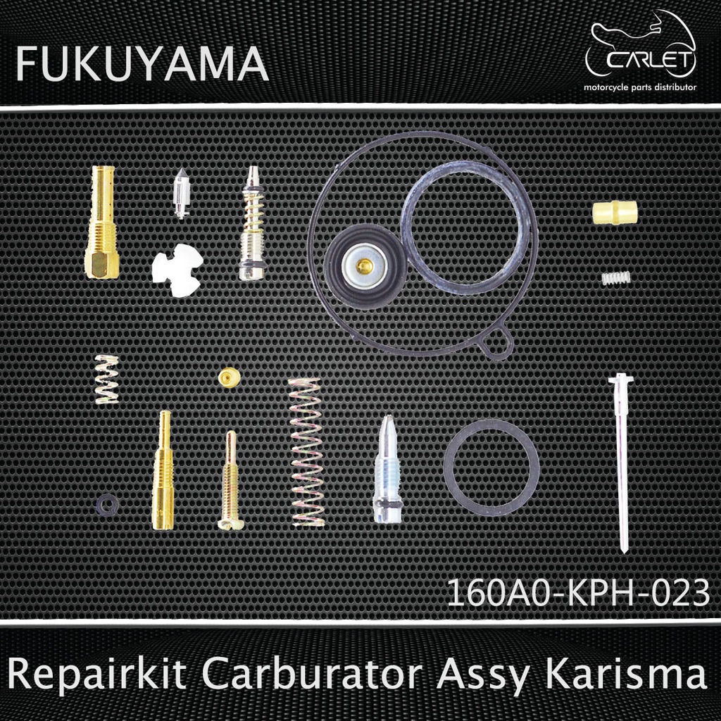 Fukuyama Repairkit Carburator Assy + Karet Membran Karisma