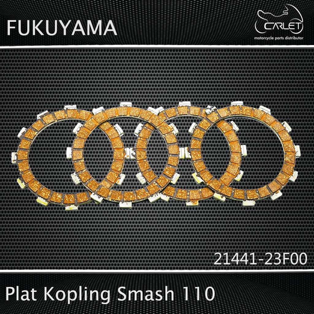 Fukuyama Plat / Kampas Kopling Shogun 125 SP / Smash 110 (Press = 4 pcs)