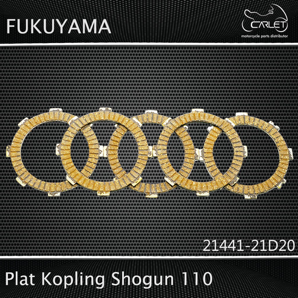 Fukuyama Plat / Kampas Kopling Shogun 110 (Press = 5 pcs)