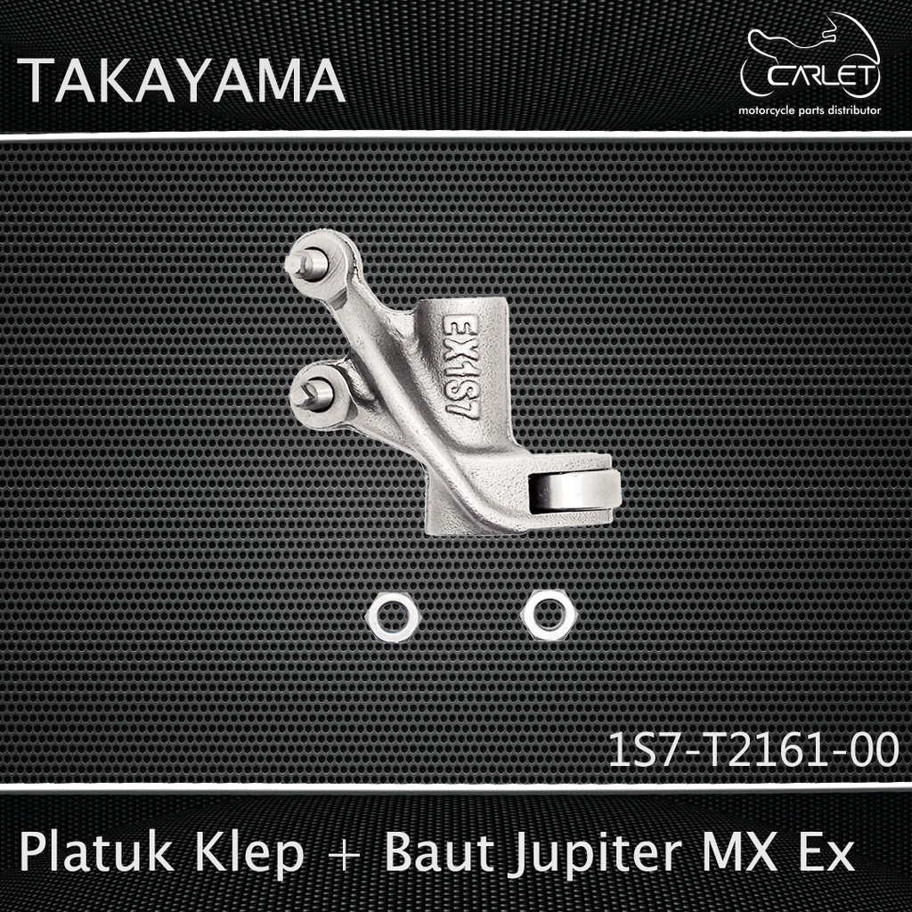 Takayama Pelatuk Klep / Rocker Arm / Templar + Baut Jupiter MX Ex (+Bearing)