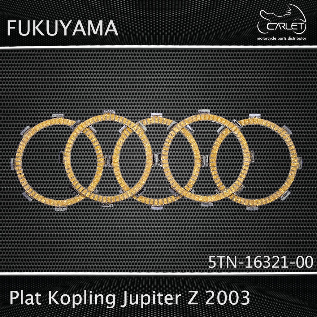 Fukuyama Plat / Kampas Kopling Force 1 / Vega R 03 / 06 / 4ST / Jupiter Z 03 (Press = 5 pcs)