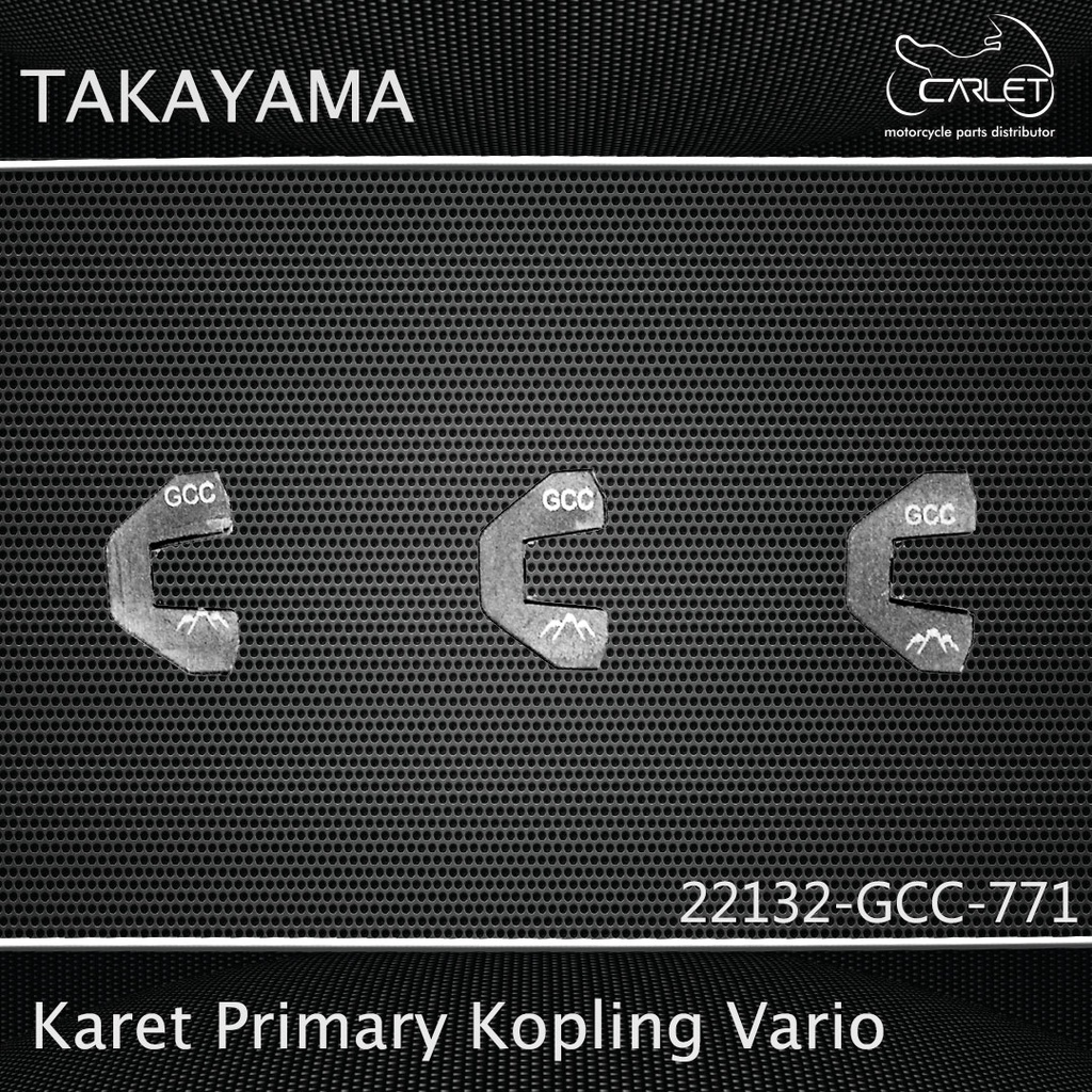 Takayama Karet Primary Kopling Rumah Roller Vario (3pcs)