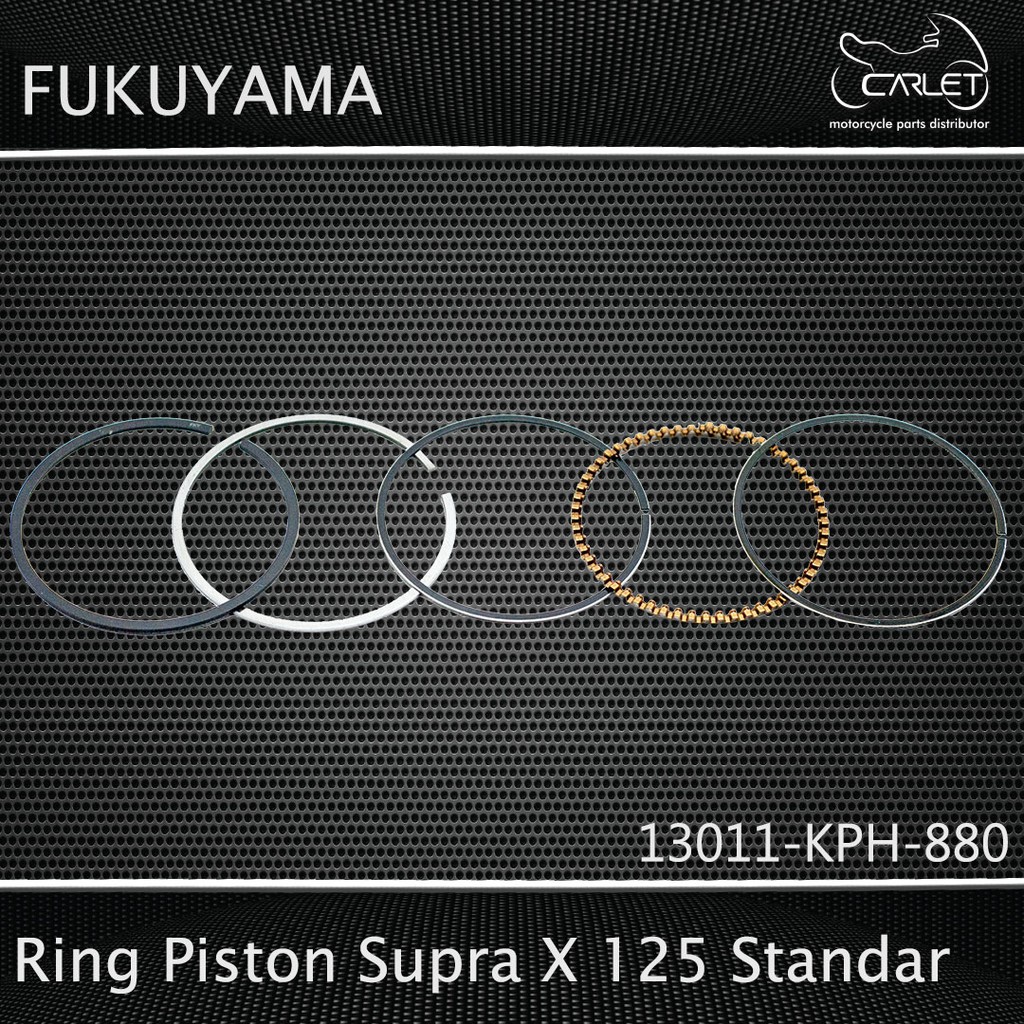 Fukuyama Ring Seher / Ring Piston Karisma / Kirana / Supra X 125 / FI