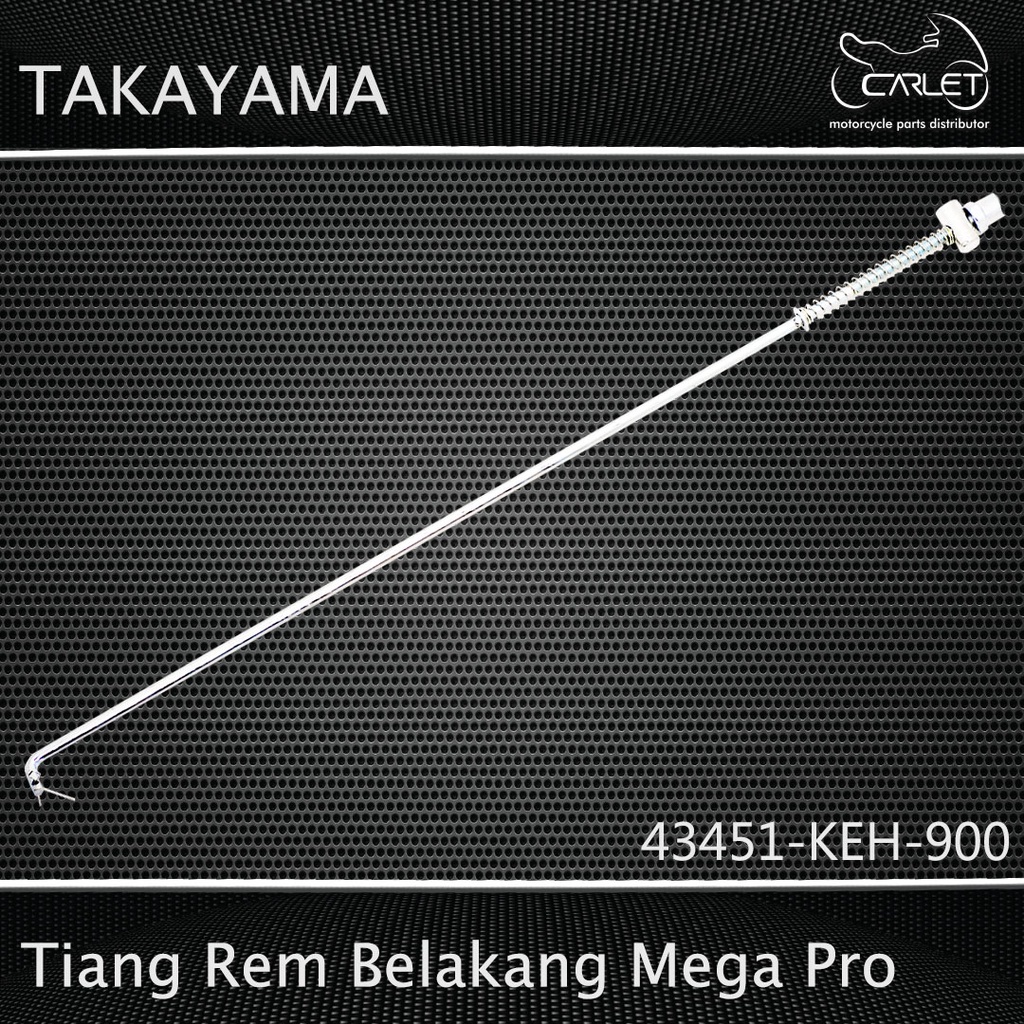 Takayama Tiang Kawat Rem Belakang Pro NT / Mega Pro (5.2mm)