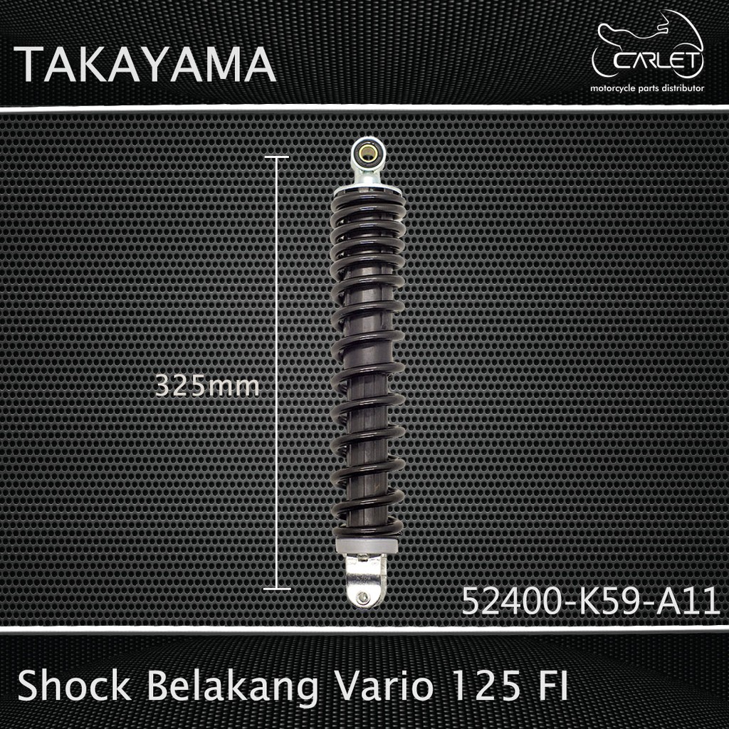 Takayama Shock Breaker Shockbreaker Belakang Vario 125 / 150 ESP / Vario 125 FI K59