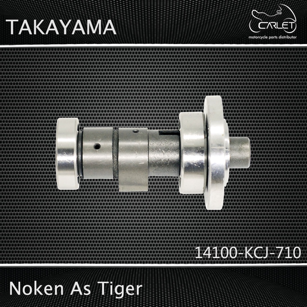 Takayama Noken As Assy / Cam Shaft Tiger Revo New 08 / Tiger (2 Bearing, Plat)