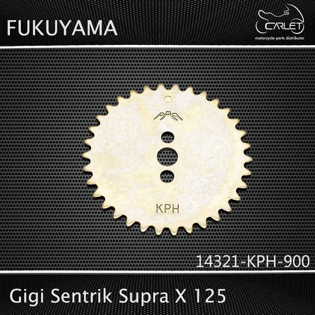 Fukuyama Gir Gear Rantai Teming / Gigi Sentrik Supra X 125 (34T)