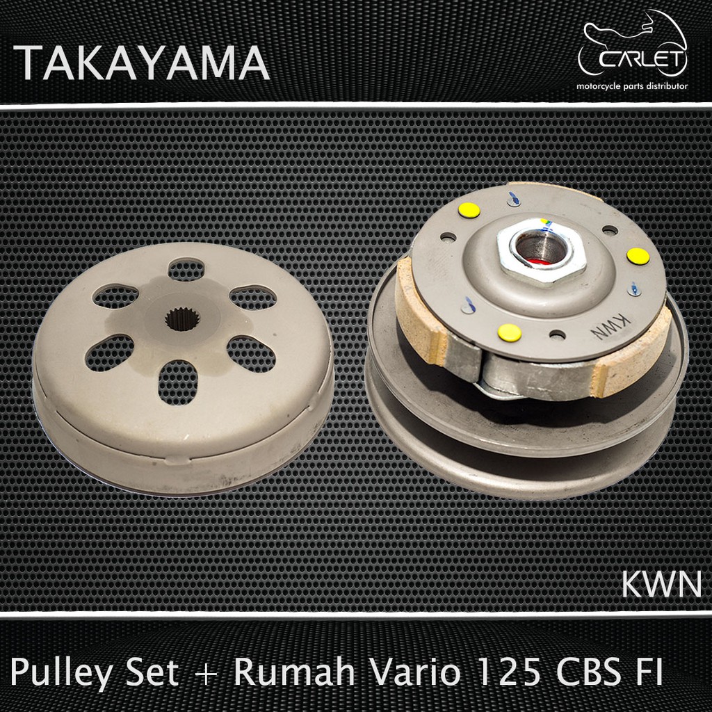 Takayama Pulley / Pully + Rumah Ganda Assy Vario 125 CBS FI