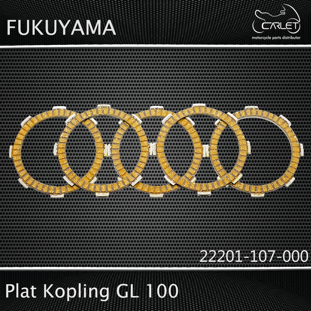 Fukuyama Plat / Kampas Kopling GL 100 (Press = 5 pcs)