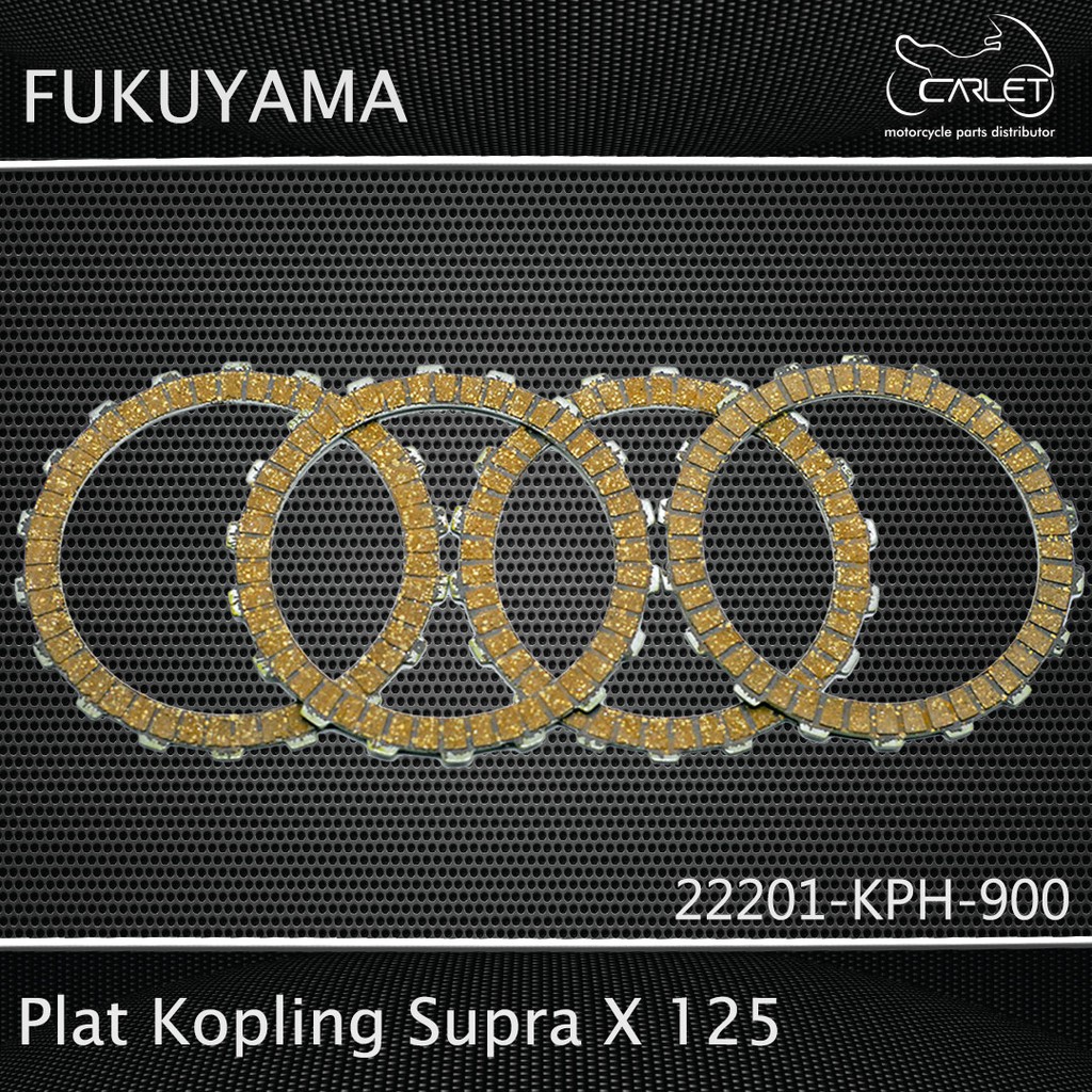 Fukuyama Plat / Kampas Kopling Karisma / Supra X 125 (Press = 4 pcs)