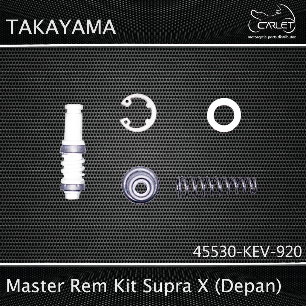 Takayama Master Rem Kit Supra X / Mega Pro New 10 / RX K / RXK / RX King New 04 (Depan)