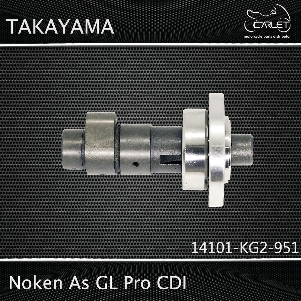 Takayama Noken As Assy / Cam Shaft GL Pro CDI (1 Bearing, Plat)