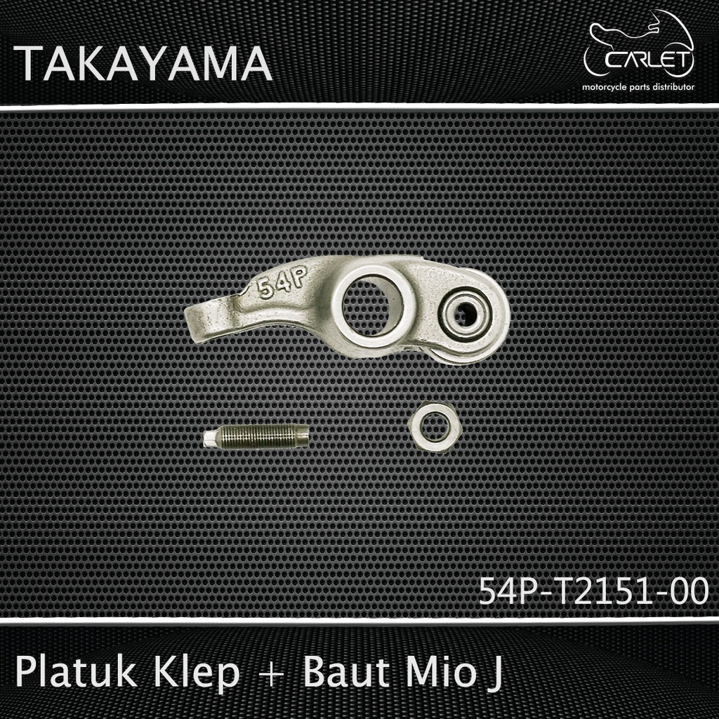 Takayama Pelatuk Klep / Rocker Arm / Templar + Baut Mio J (+Bearing)