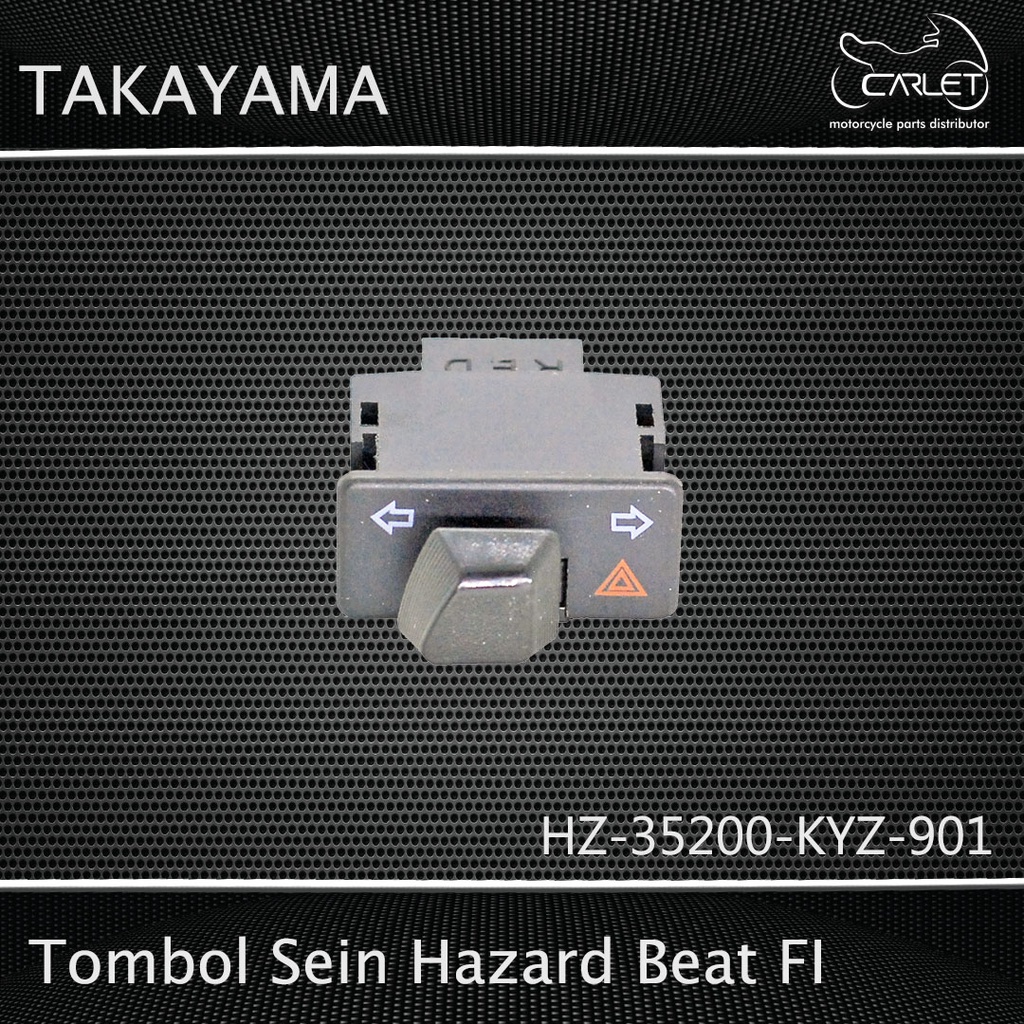 Takayama Tombol Sen Hazard KYZ KVB KWN Beat FI / Vario Karbu / Vario FI / Scoopy / Supra X Helm In / Revo Absolute / Blade / Revo Fit