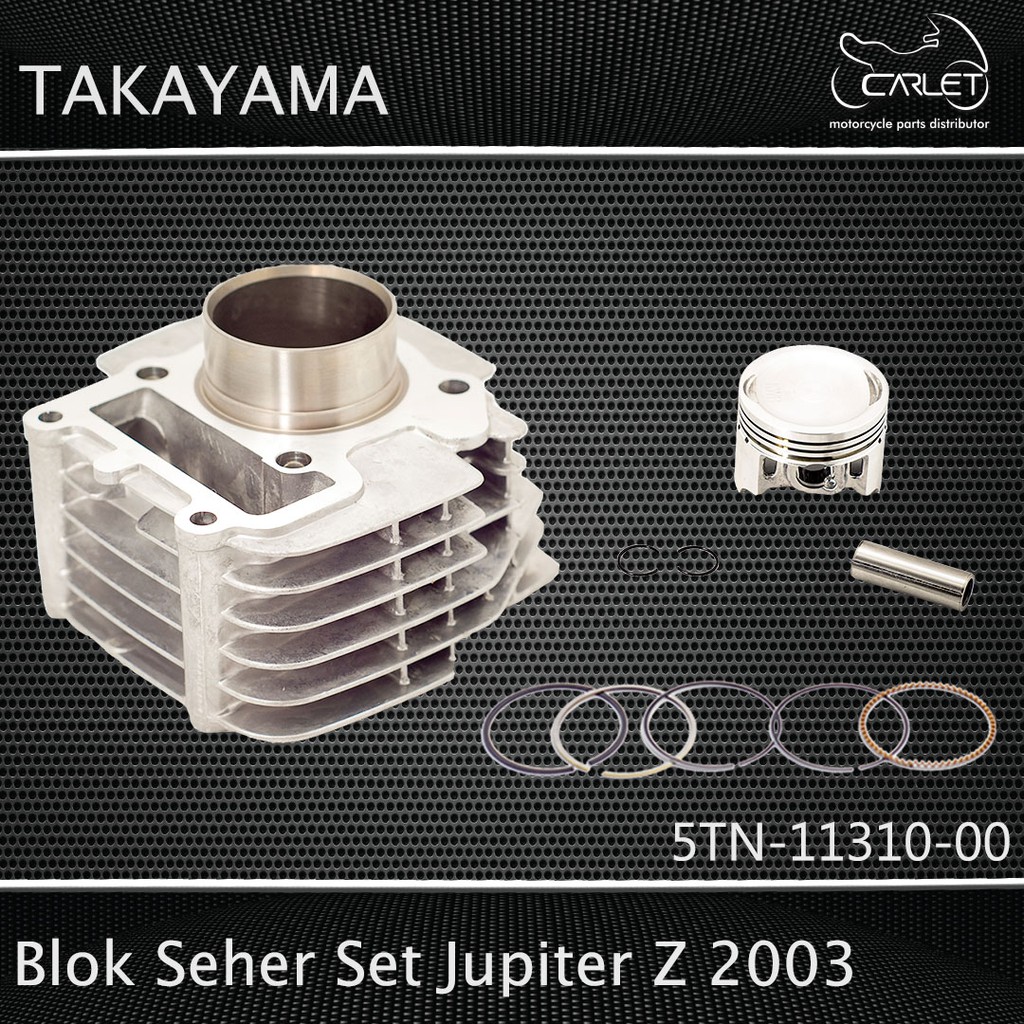 Takayama Cylinder Block Assy / Blok Mesin Seher Set Vega R New 06 / Jupiter Z 03 / 06