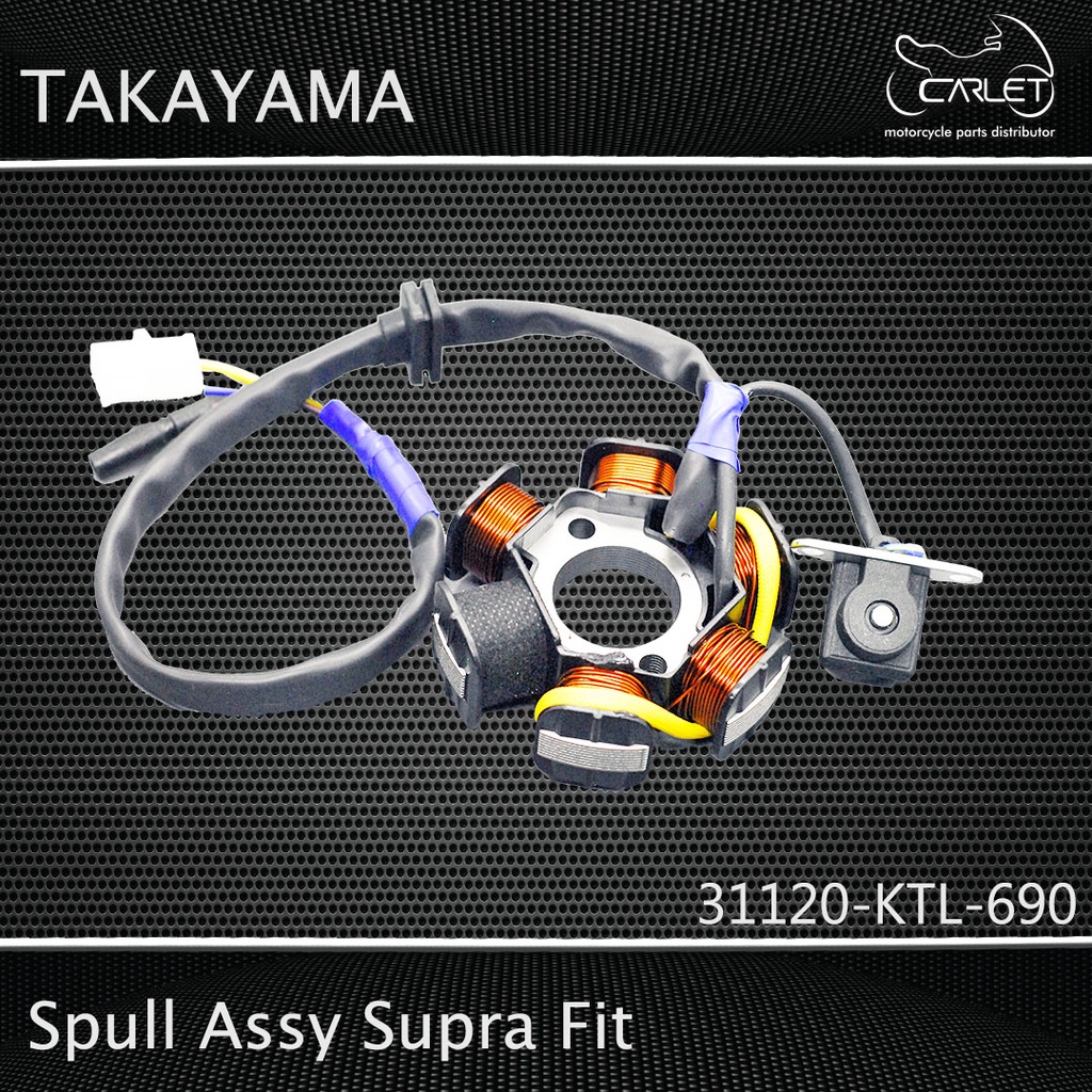 Takayama Spool Spull Stator Assy Komplit + Pulser (6S) Supra Fit New 05