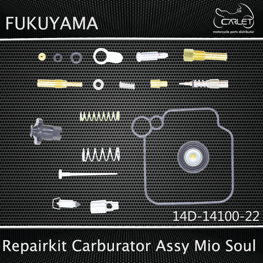 Fukuyama Repairkit Carburator Assy + Karet Membran Mio Soul