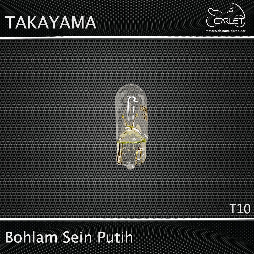 Takayama Bohlam Lampu Sen T10 Putih