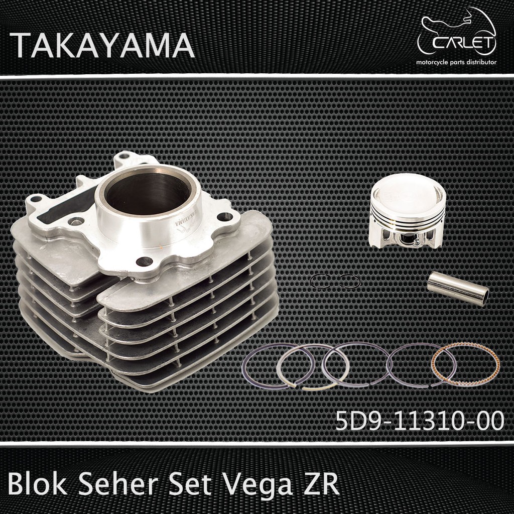 Takayama Cylinder Block Assy / Blok Mesin Seher Set Jupiter Z New 10 / Vega ZR