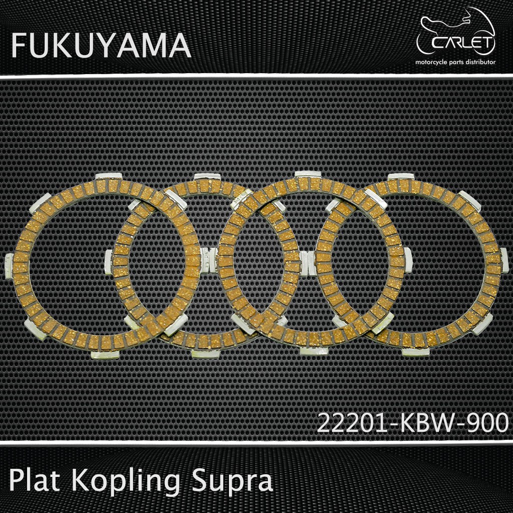 Fukuyama Plat / Kampas Kopling Grand / Supra (Press = 4 pcs)