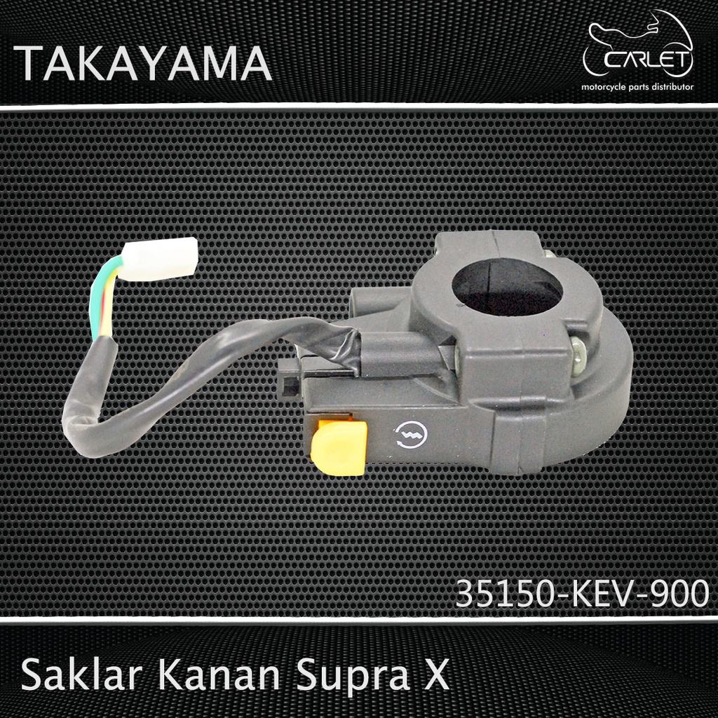 Takayama Saklar / Switch Holder Kanan (R/H) Supra X (2K)